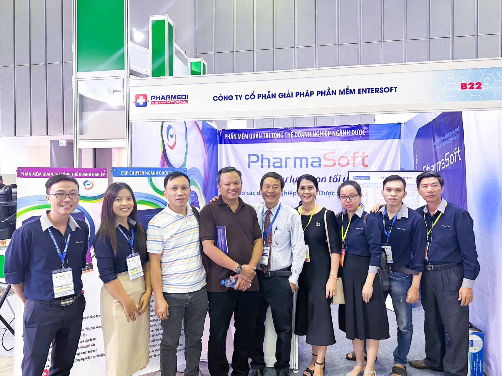 EnterSoft gặp gỡ doanh nghiệp Dược phẩm tại triển lãm Pharmedi Vietnam 2023 -1