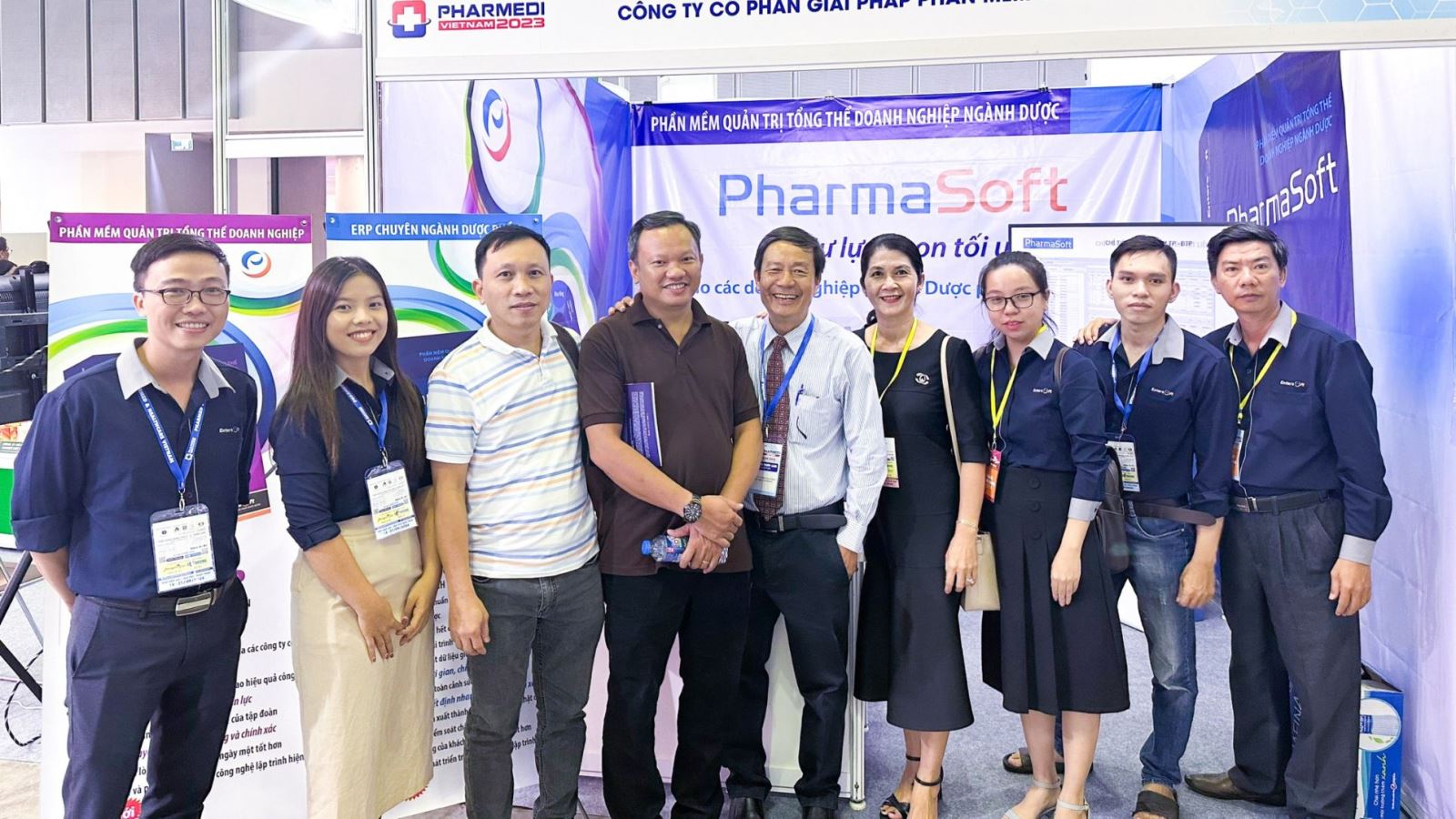 EnterSoft gặp gỡ doanh nghiệp Dược phẩm tại triển lãm Pharmedi Vietnam 2023